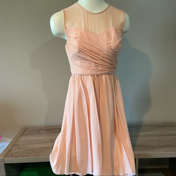 J Crew Chiffon Dress- Clara - Picture 2 of 7